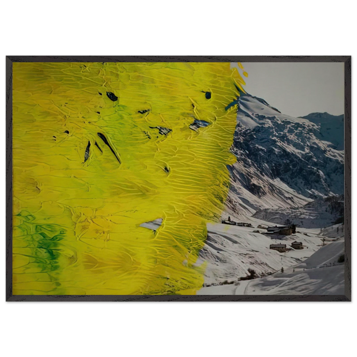 17 3 92 - Gerhard Richter 70x100 cm / 28x40 inches Framed Art Print – Black Wooden Frame