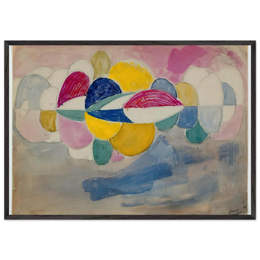 UNTITLED 1969 N1 - Louise Bourgeois 70x100 cm / 28x40 inches Framed Art Print – Black Wooden Frame