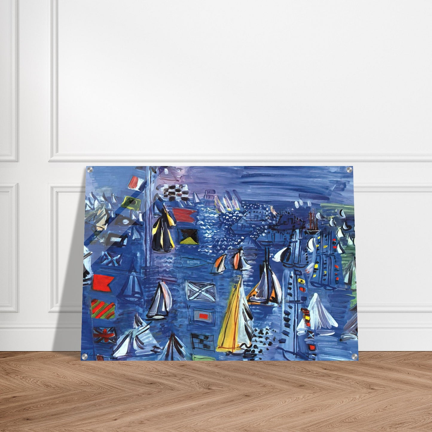 REGATTA AT COWES 1934 - Raoul Dufy Acrylic Print - 70x100 cm / 28x40″ inches