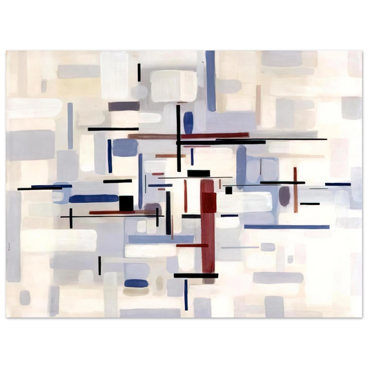 Bruno Munari - From Black to White Through Violet - 1948  75x100 cm / 30x40inches Fine Art Poster