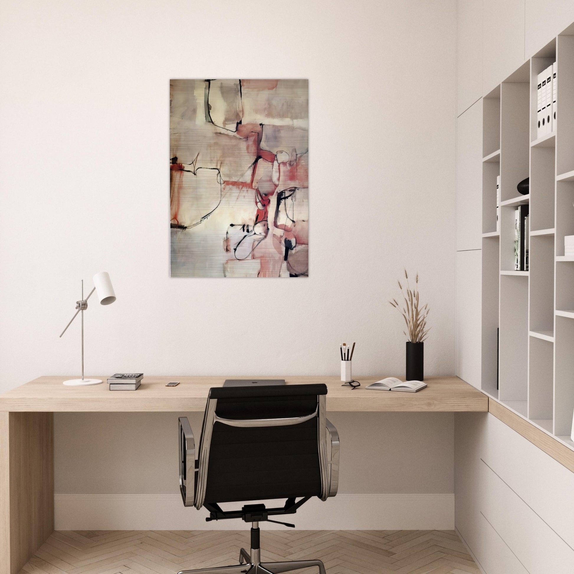 Albuquerque #3 - Richard Diebenkorn Brushed Aluminum Print - 70x100 cm / 28x40 inches | Richard Diebenkorn Aluminum Print | Richard Diebenkorn Prints
