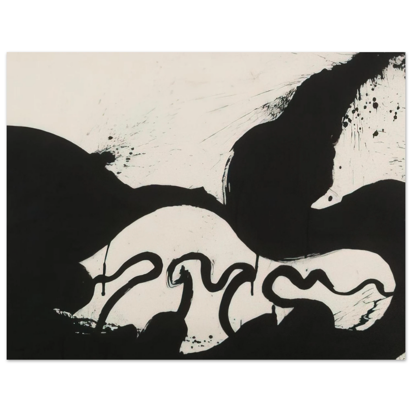 Helen Frankenthaler - Untitled - 1973 Wall art - 30x40 cm / 12x16 inches - Fine Art Poster-canvas - -