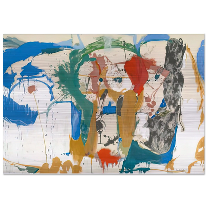 Madridscape, 1959- - Helen Frankenthaler Brushed Aluminum Print - 70x100 cm / 28x40 inches | Helen Frankenthaler Aluminum Print | Helen Frankenthaler Prints