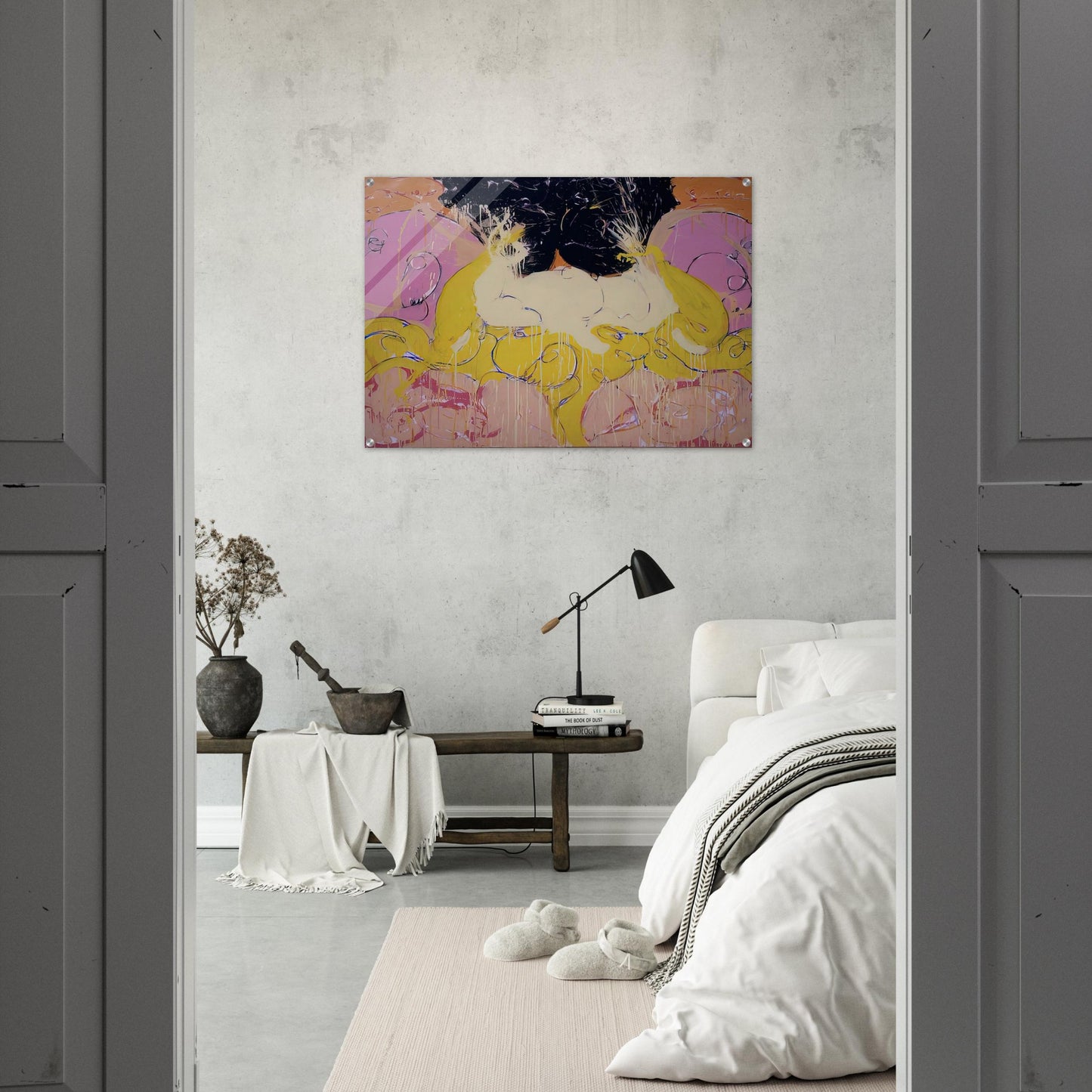 Untitled Drawing #3 - 1984 - Norman Bluhm Acrylic Print - 70x100 cm / 28x40″ inches | Norman Bluhm Wall Art | Norman Bluhm Prints