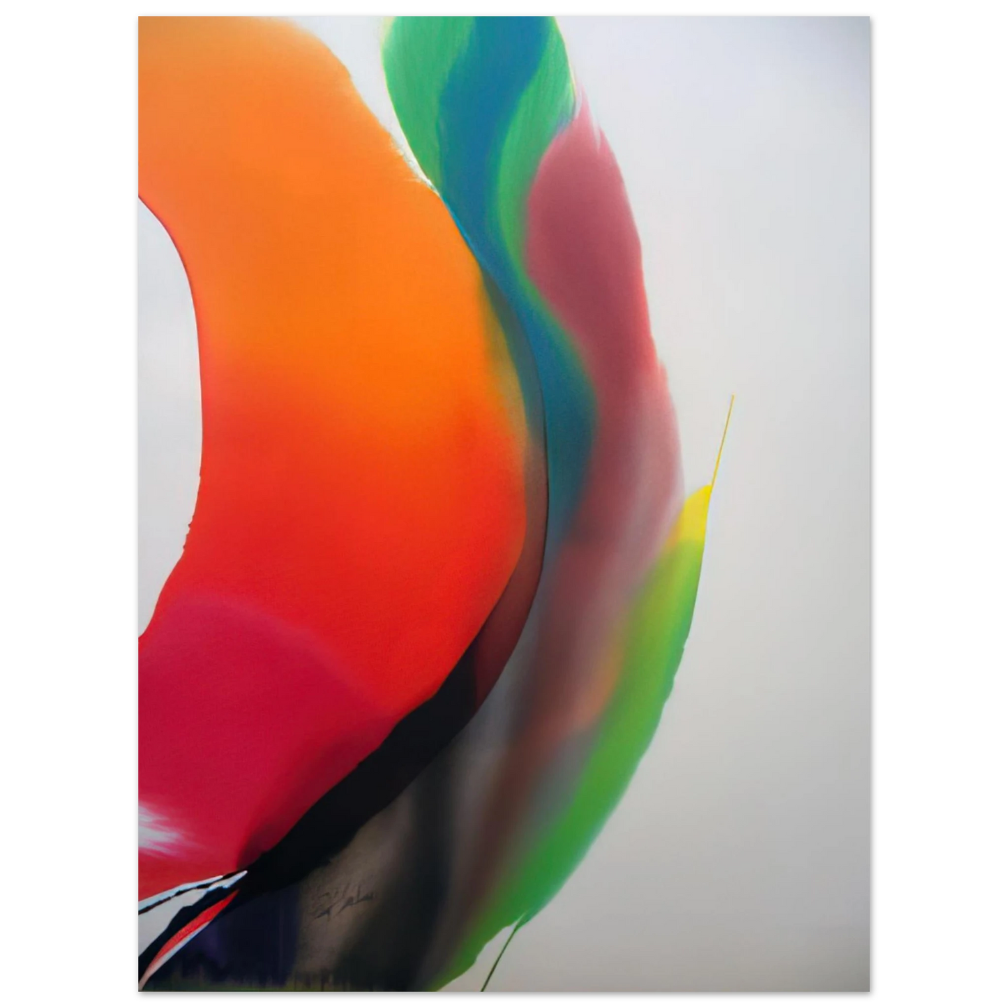 Paul Jenkins - Phenomena Montezuma's Band - 1972  75x100 cm / 30x40inches Fine Art Poster