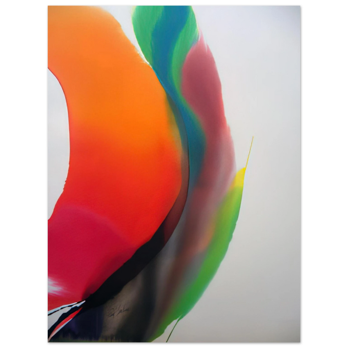 Paul Jenkins - Phenomena Montezuma's Band - 1972  75x100 cm / 30x40inches Fine Art Poster