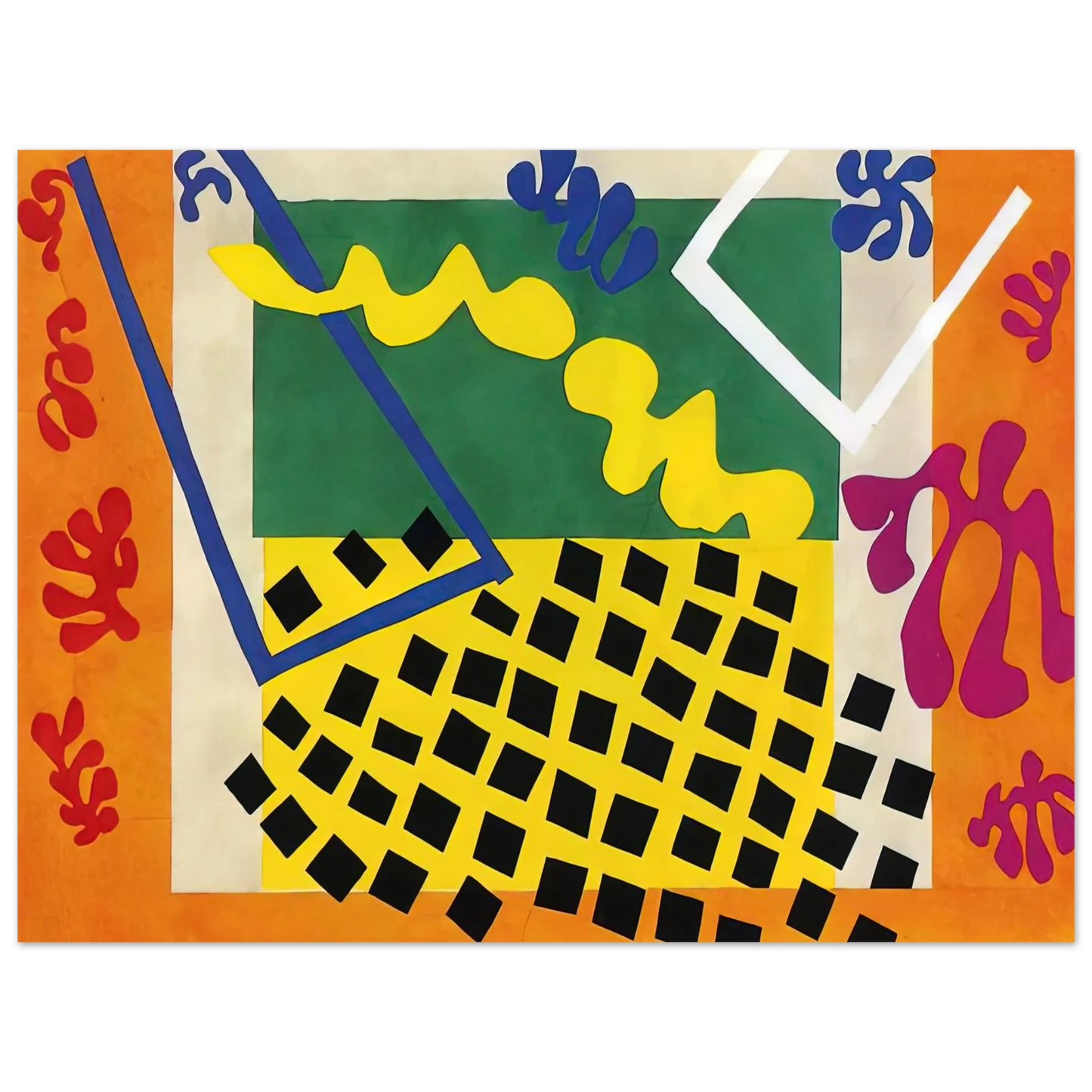 Henri Matisse - CUT OUTS 3  75x100 cm / 30x40inches Fine Art Poster