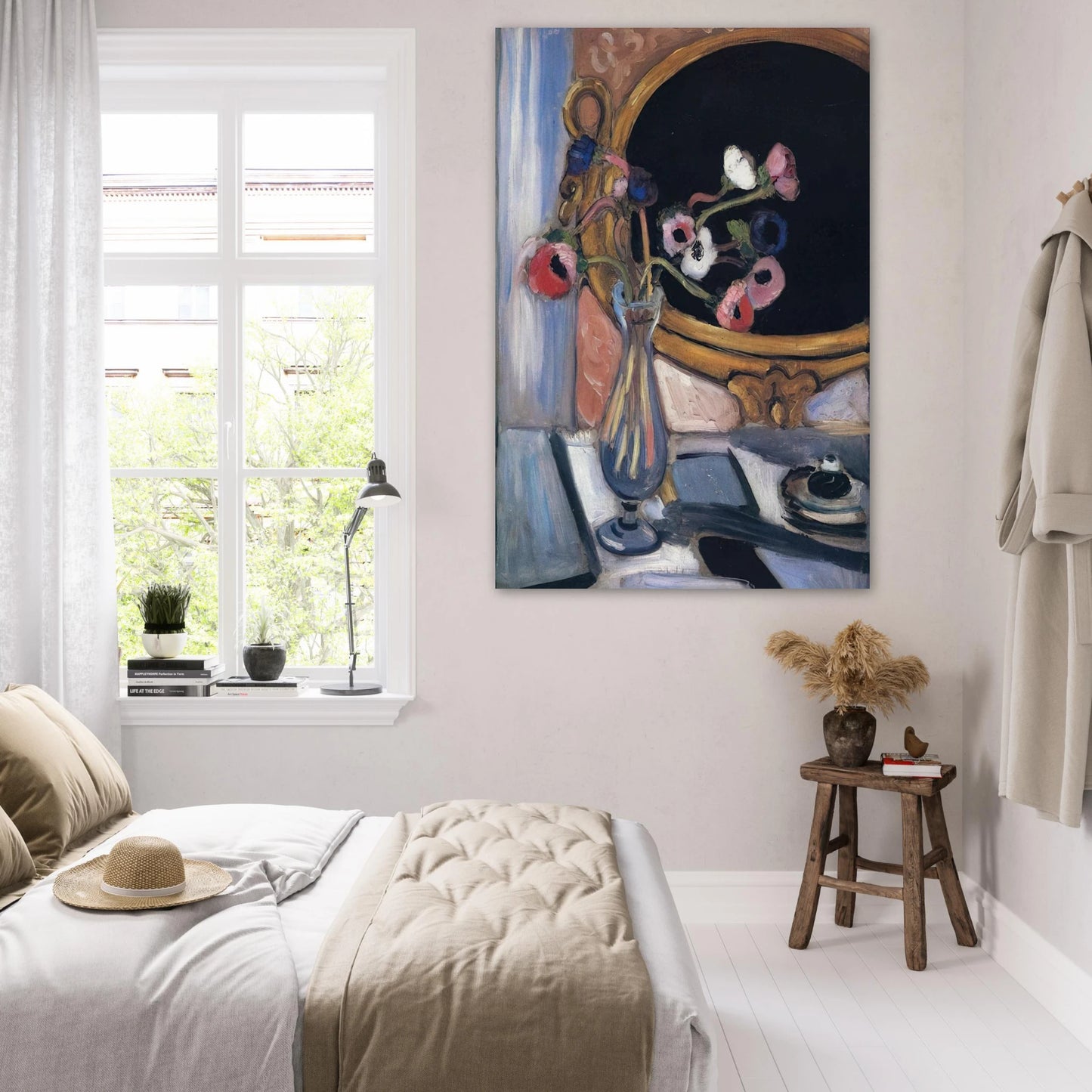ANEMONE AND MIRROR 1920 - Henri Matisse Art Prints - 100x150 cm / 40x60″ inches | Henri Matisse Poster | Henri Matisse Prints