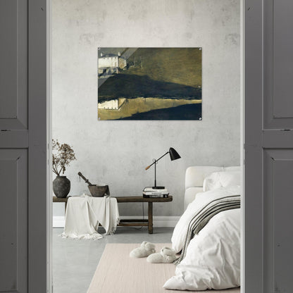 BROWN SWISS - Andrew Wyeth Acrylic Print - 70x100 cm / 28x40″ inches