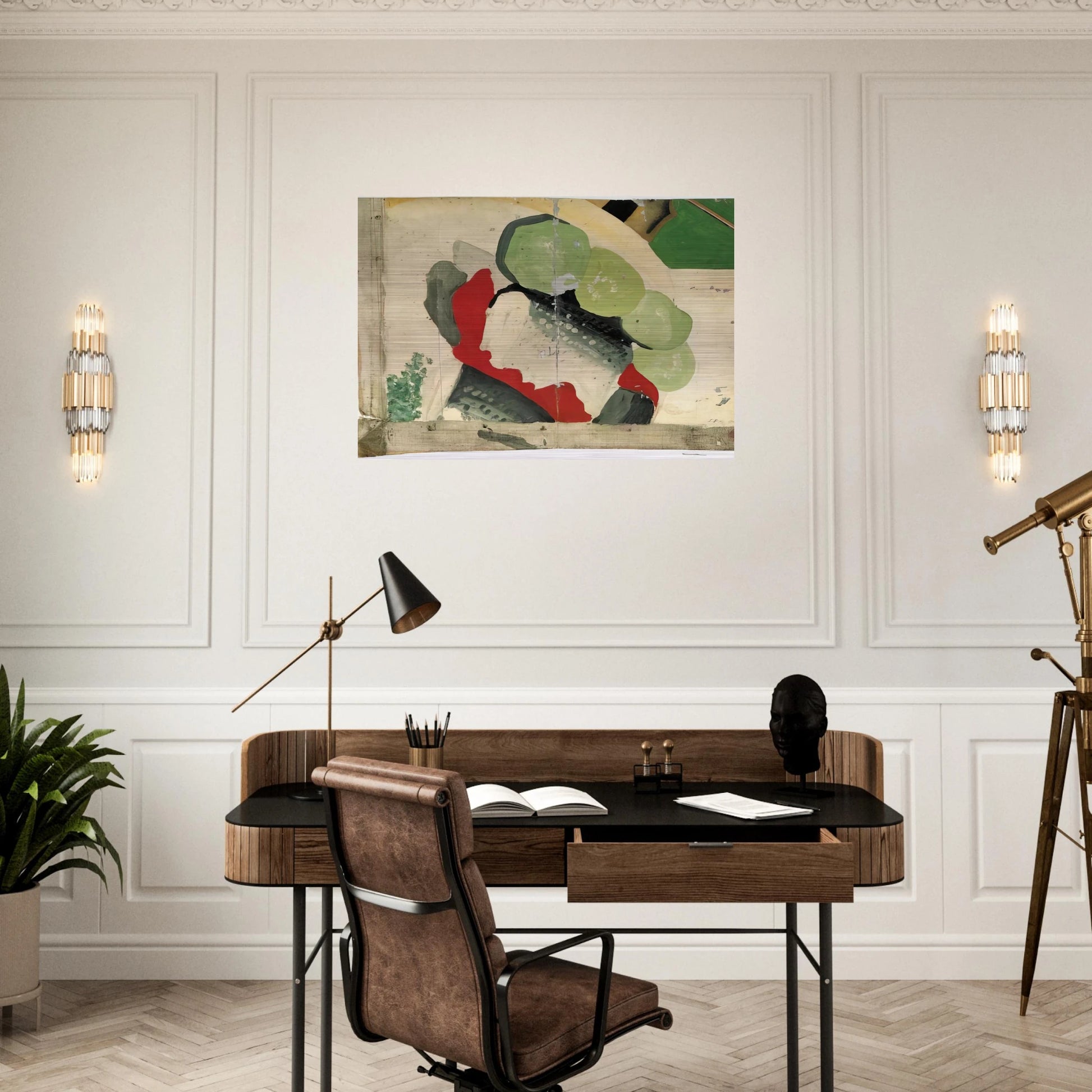 FISCHBR OTCHEN - Sigmar Polke Brushed Aluminum Print - 70x100 cm / 28x40 inches | Sigmar Polke Aluminum Print | Sigmar Polke Prints