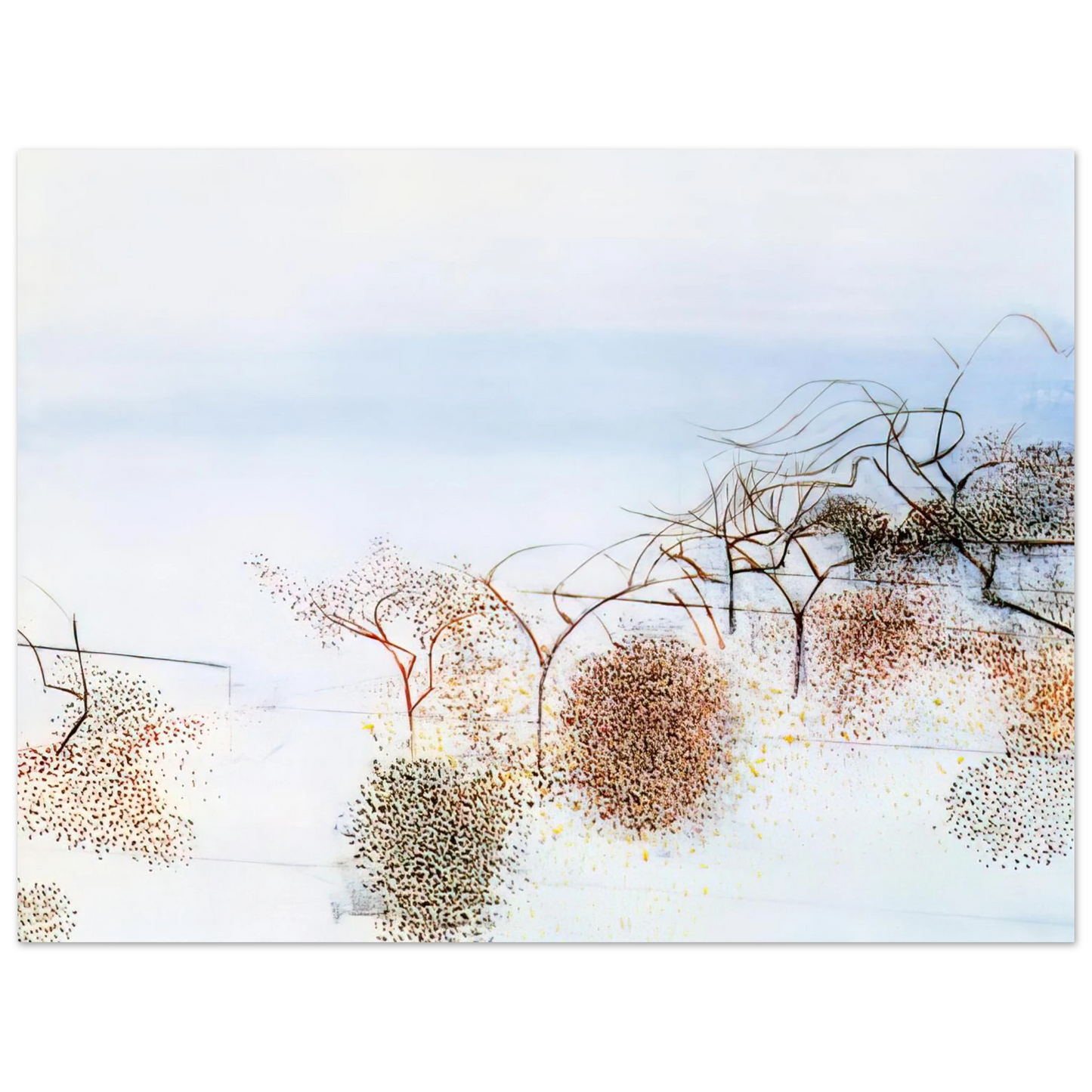 Victor Pasmore - HANGING GARDENS OF HAMMERSMITH NO 2 1949  75x100 cm / 30x40inches Fine Art Poster