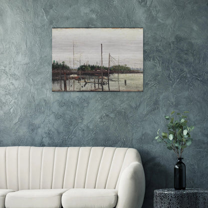DROWNED LAND 1912 - Tom Thomson Brushed Aluminum Print - 70x100 cm / 28x40 inches | Tom Thomson Aluminum Print | Tom Thomson Prints