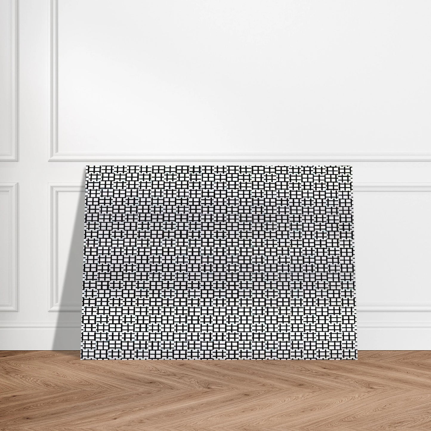 Untitled Verticals and Horizontals - 1970 - Francois Morellet Brushed Aluminum Print - 70x100 cm / 28x40 inches | Francois Morellet Aluminum Print | Francois Morellet Prints