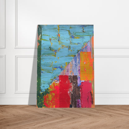 25.4.78 - 1978 - John Hoyland Brushed Aluminum Print - 70x100 cm / 28x40 inches | John Hoyland Aluminum Print | John Hoyland Prints