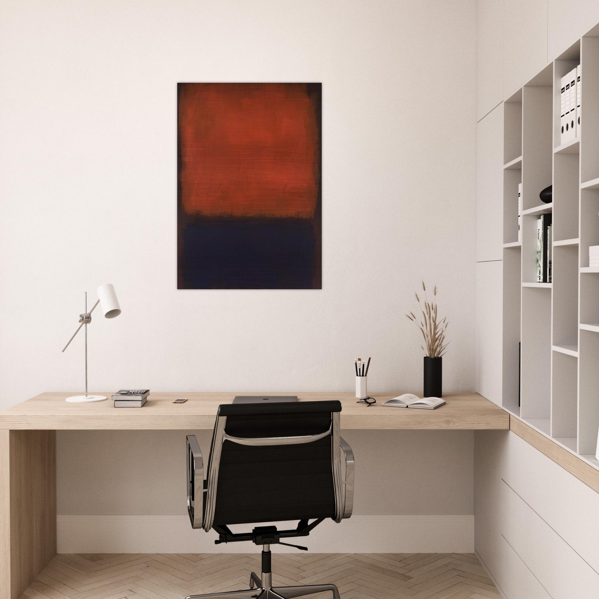 No. 14 - 1960 - Mark Rothko Brushed Aluminum Print - 70x100 cm / 28x40 inches | Mark Rothko Aluminum Print | Mark Rothko Prints