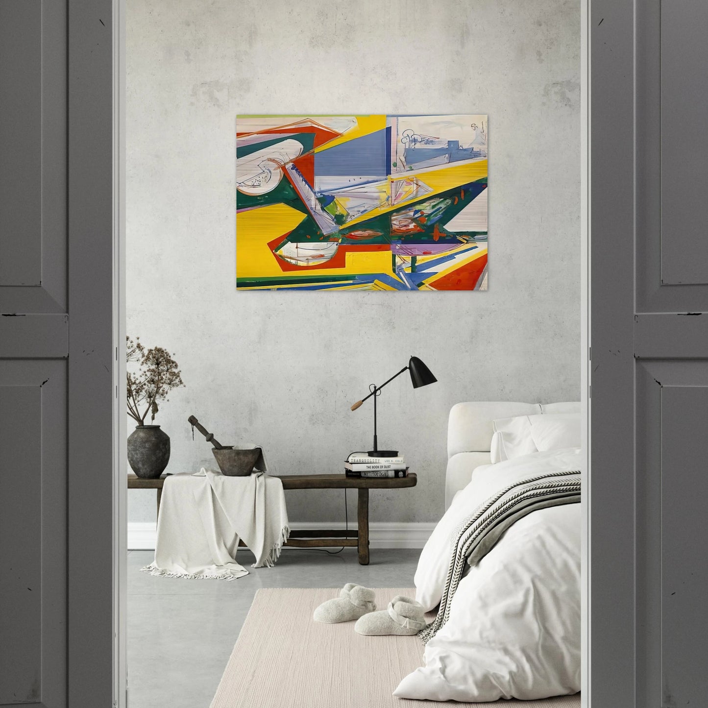 The Window - Hans Hofmann Brushed Aluminum Print - 70x100 cm / 28x40 inches | Hans Hofmann Aluminum Print | Hans Hofmann Prints