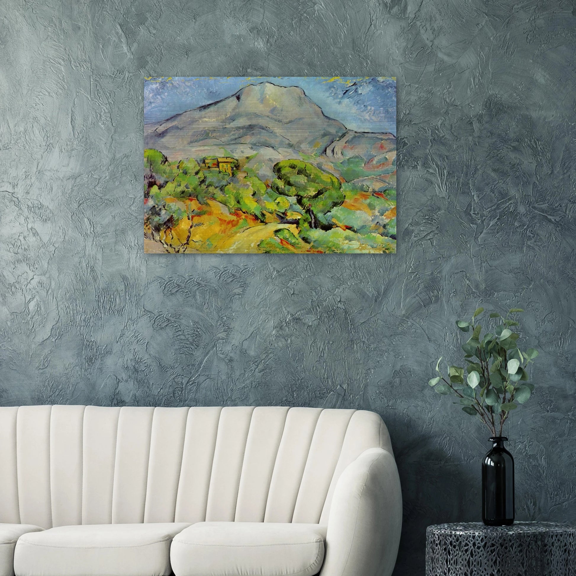 Road near Mont Sainte-Victoire - Paul Cézanne Brushed Aluminum Print - 70x100 cm / 28x40 inches | Paul Cézanne Aluminum Print | Paul Cézanne Prints