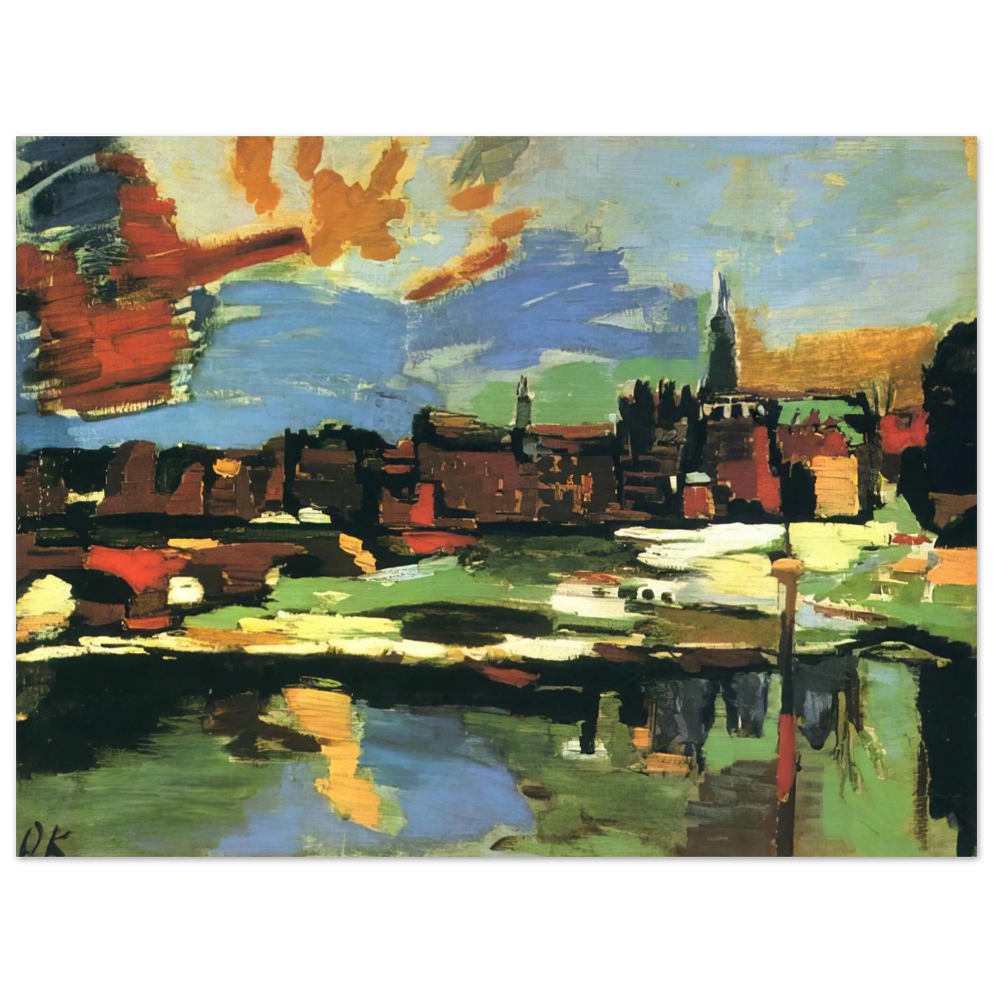OSKAR KOKOSCHKA - NOT_DETECTED_235833  75x100 cm / 30x40inches Fine Art Poster