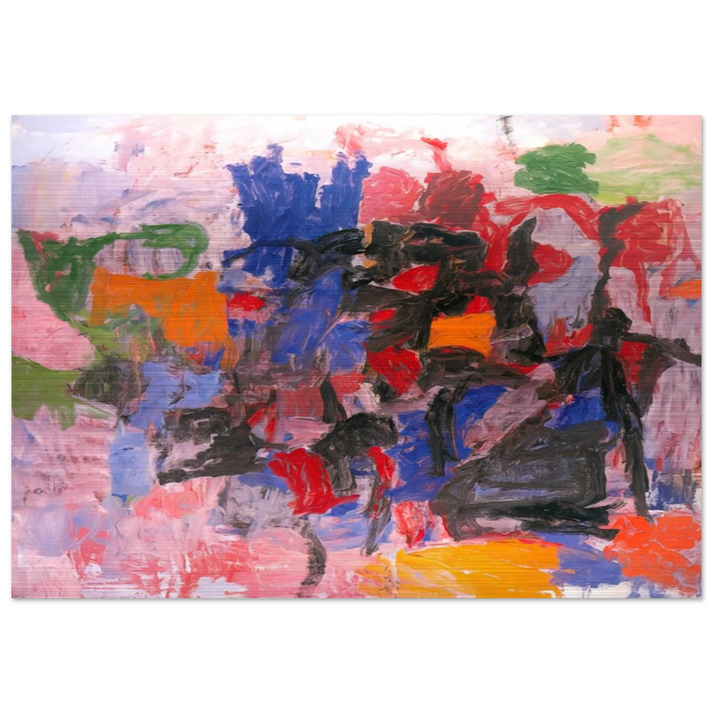 TO FELLINI 1958 - Philip Guston Brushed Aluminum Print - 70x100 cm / 28x40 inches | Philip Guston Aluminum Print | Philip Guston Prints
