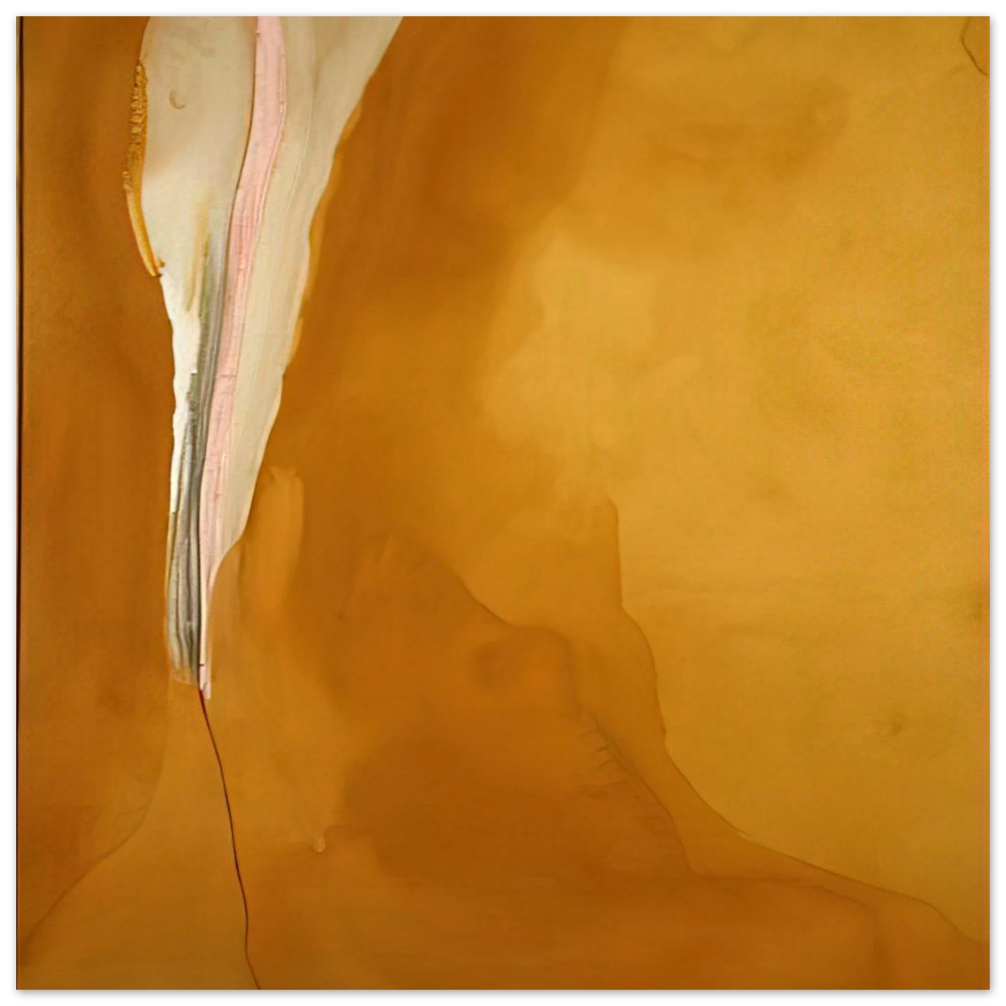 Helen Frankenthaler - Coral Wedge - 1972 Wall art - 40x60 cm / 16x24 inches - Fine Art Poster-canvas - -