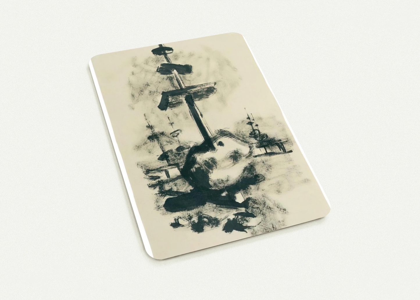 Come un monumento asiatico - 1936 By Julius Bissier Pack of 10 Post Cards | Julius Bissier Post Cards | A6 (10.5 x 14.8 cm) - 4.1 x 5.8 inches
