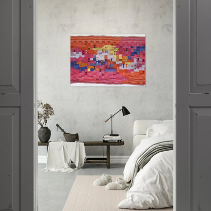 SOUTH OF THE BORDER 1958 - Anni Albers Brushed Aluminum Print - 70x100 cm / 28x40 inches | Anni Albers Aluminum Print | Anni Albers Prints