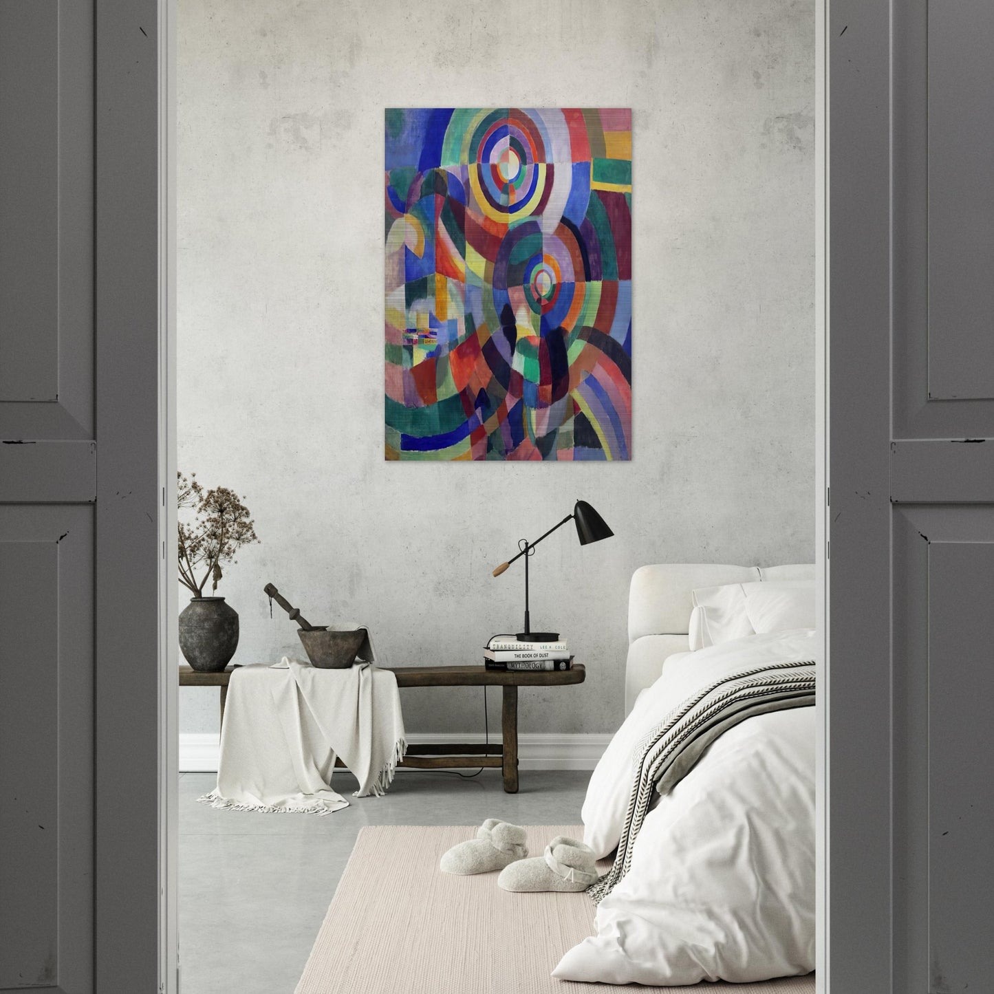 ELECTRIC PRISMS 1 - Sonia Delaunay Brushed Aluminum Print - 70x100 cm / 28x40 inches | Sonia Delaunay Aluminum Print | Sonia Delaunay Prints