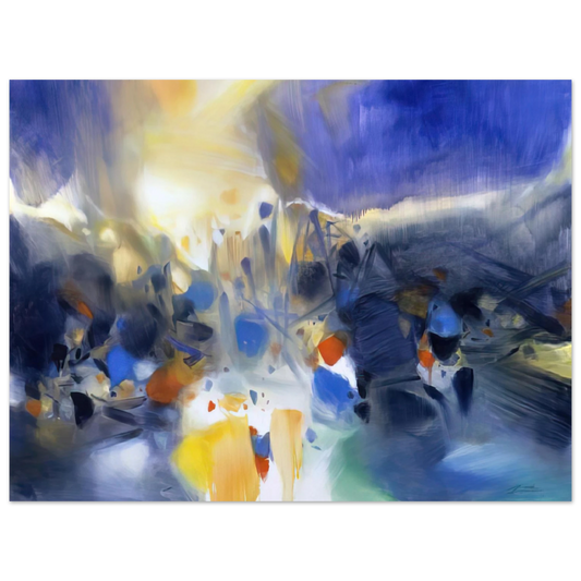 Chu teh Chun - LA VIE QUI ANIME LES NUAGES 2006  75x100 cm / 30x40inches Fine Art Poster