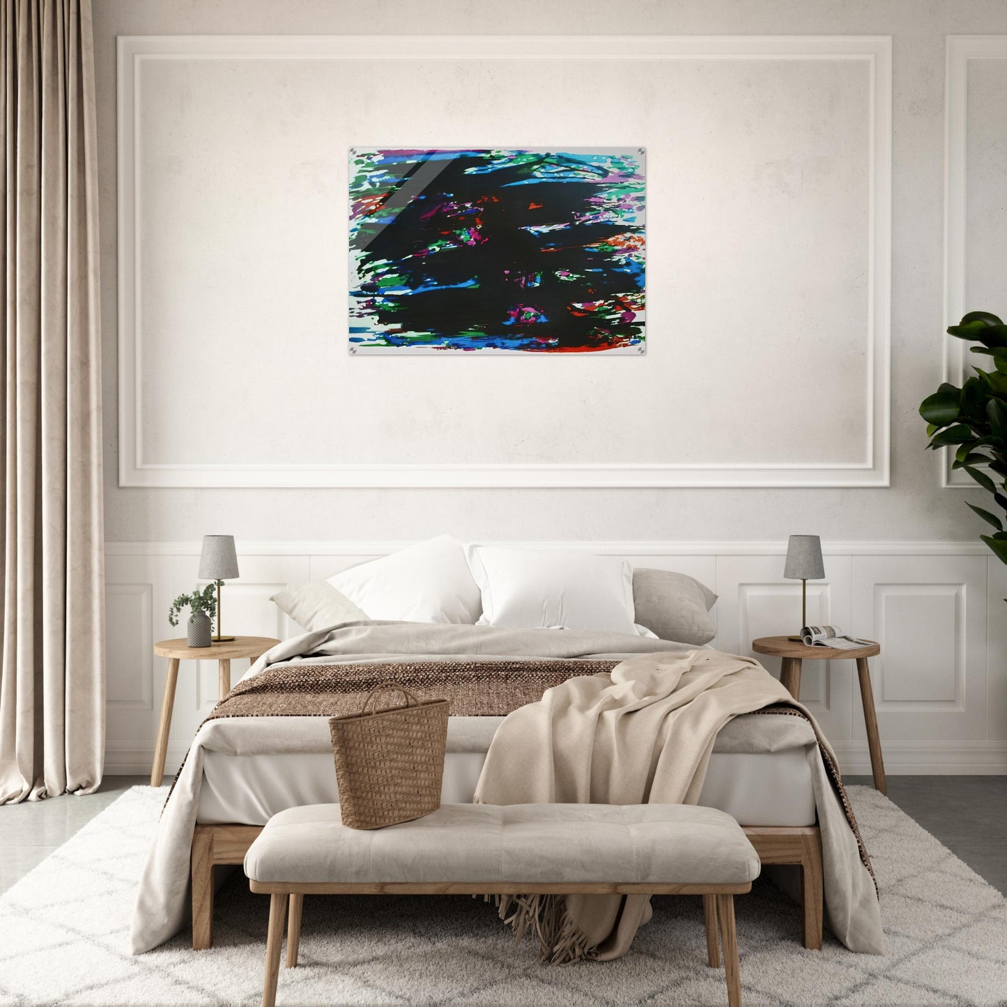 Les Jardin des oliviers - 1978 - Alfred Manessier Acrylic Print - 70x100 cm / 28x40″ inches | Alfred Manessier Wall Art | Alfred Manessier Prints