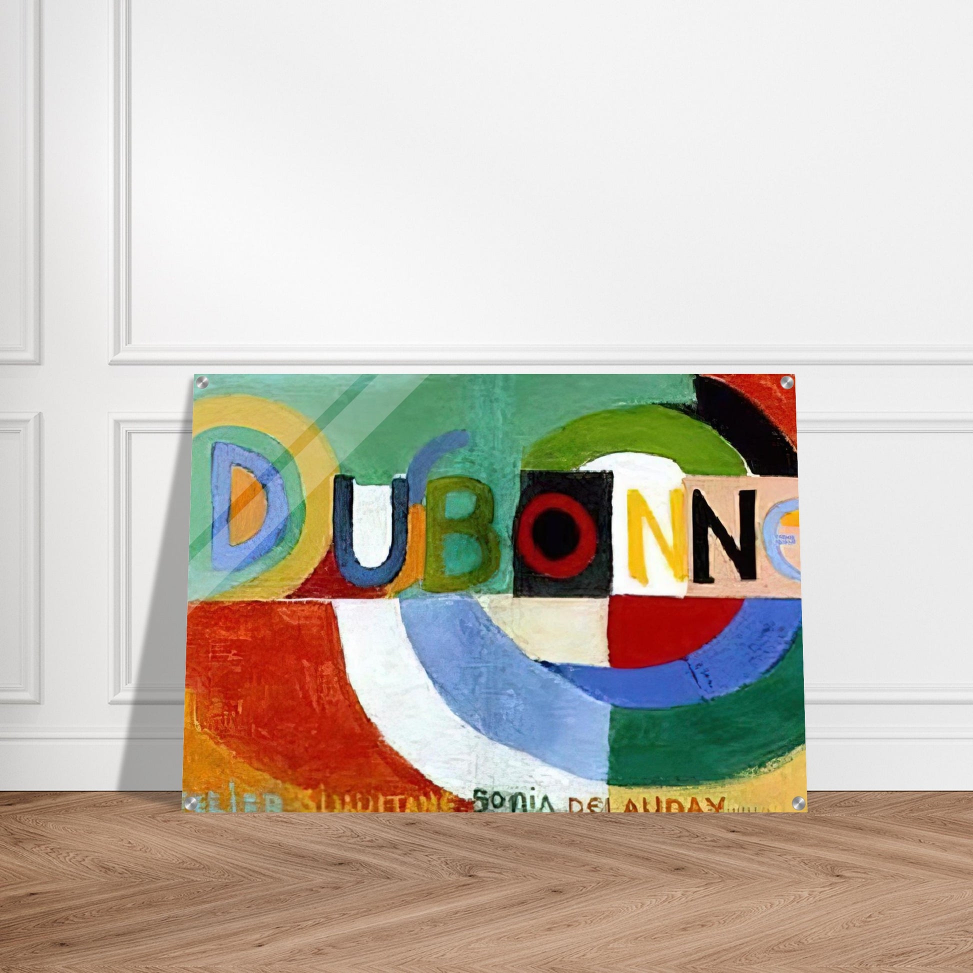 DUBONNET - Sonia Delaunay Acrylic Print - 70x100 cm / 28x40″ inches