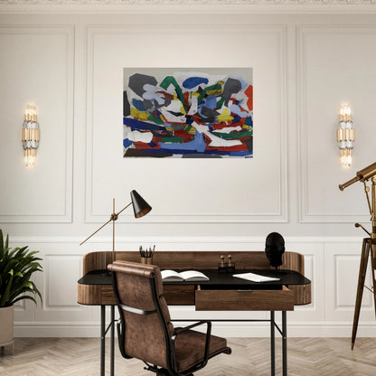 Adventure II - 1963 - Robert Goodnough Brushed Aluminum Print - 70x100 cm / 28x40 inches | Robert Goodnough Aluminum Print | Robert Goodnough Prints