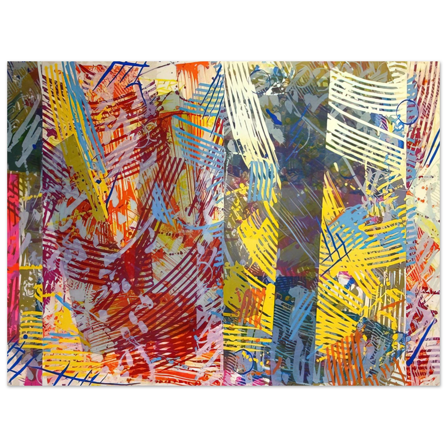Sam Gilliam - Pretty Boxes  75x100 cm / 30x40inches Fine Art Poster