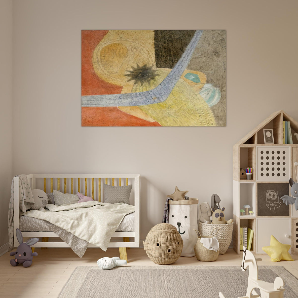 Composition - 1933 - John Ferren Art Prints - 100x150 cm / 40x60″ inches | John Ferren Poster | John Ferren Prints