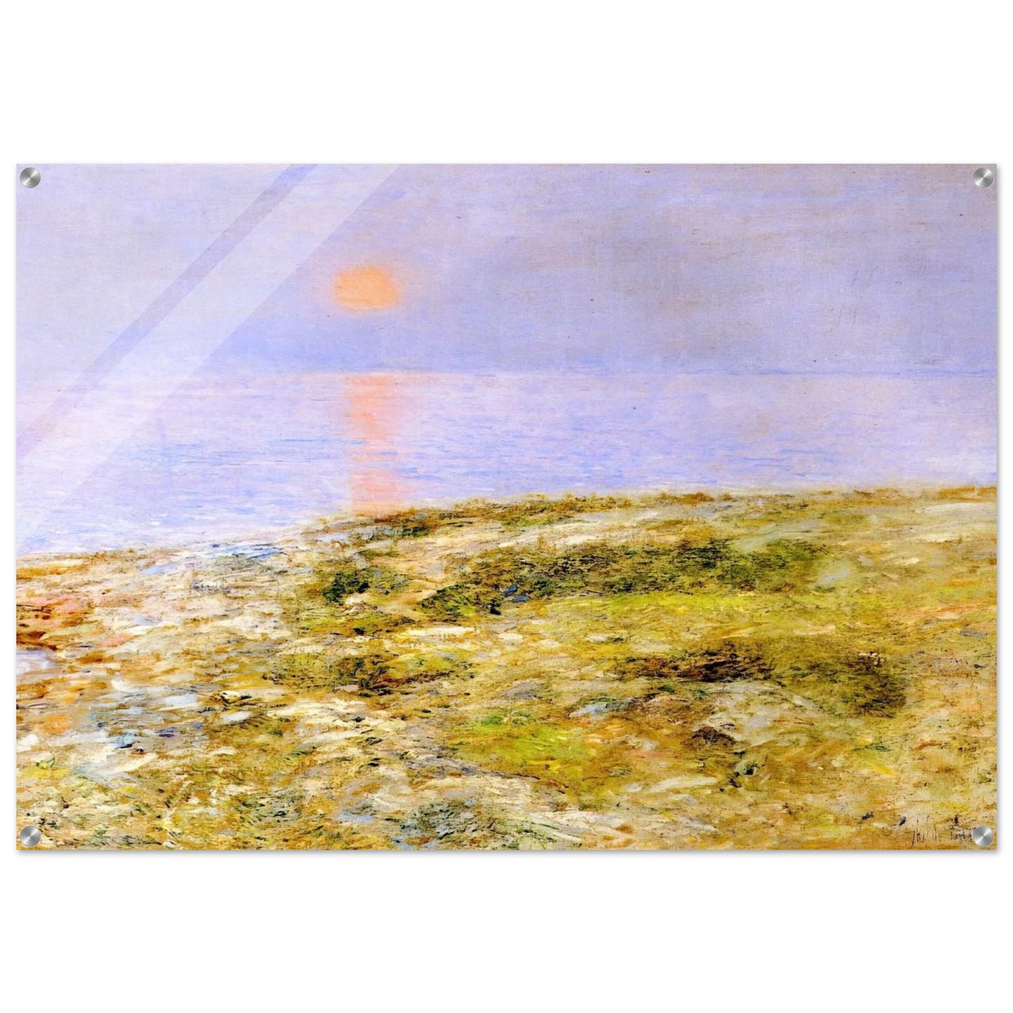 Sunset, Isle of Shoals - Childe Hassam Acrylic Print - 70x100 cm / 28x40″ inches