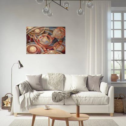 Ritmi astrali - 1916 - Gerardo Dottori Brushed Aluminum Print - 70x100 cm / 28x40 inches | Gerardo Dottori Aluminum Print | Gerardo Dottori Prints