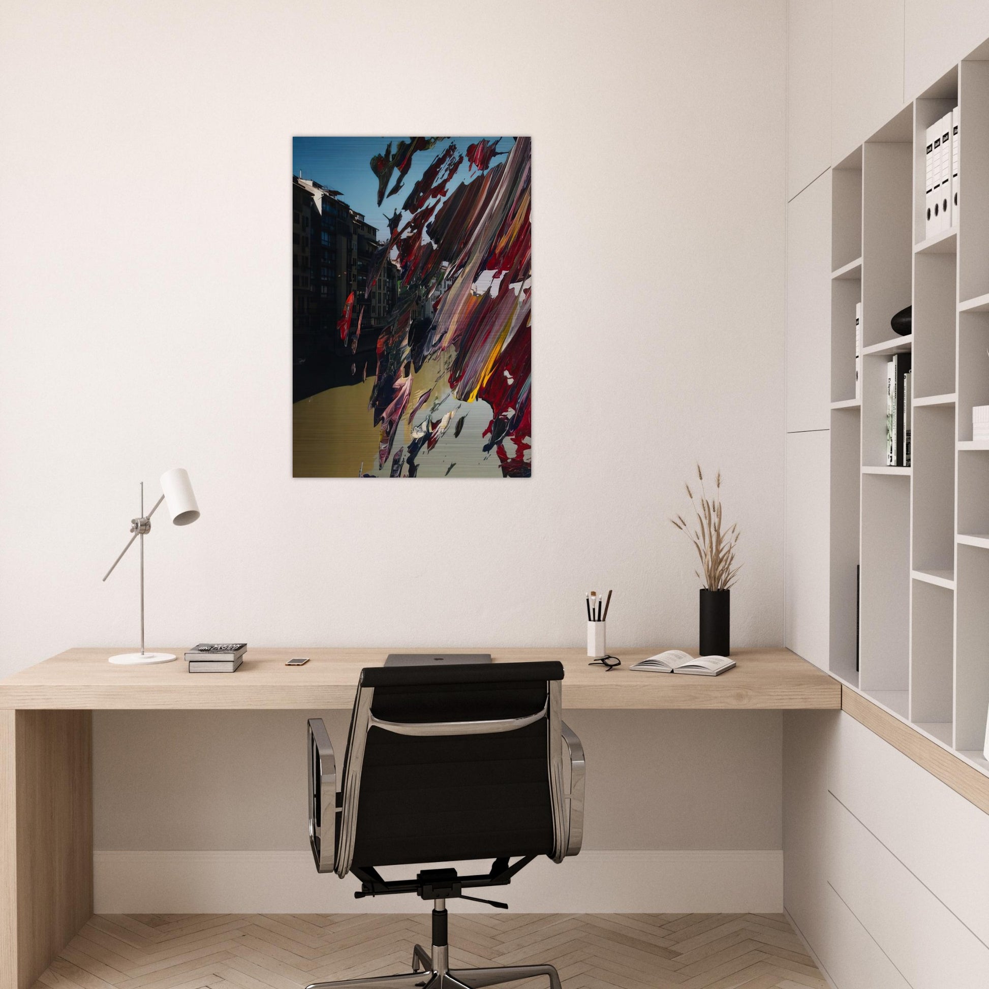 FIRENZE - Gerhard Richter Brushed Aluminum Print - 70x100 cm / 28x40 inches | Gerhard Richter Aluminum Print | Gerhard Richter Prints