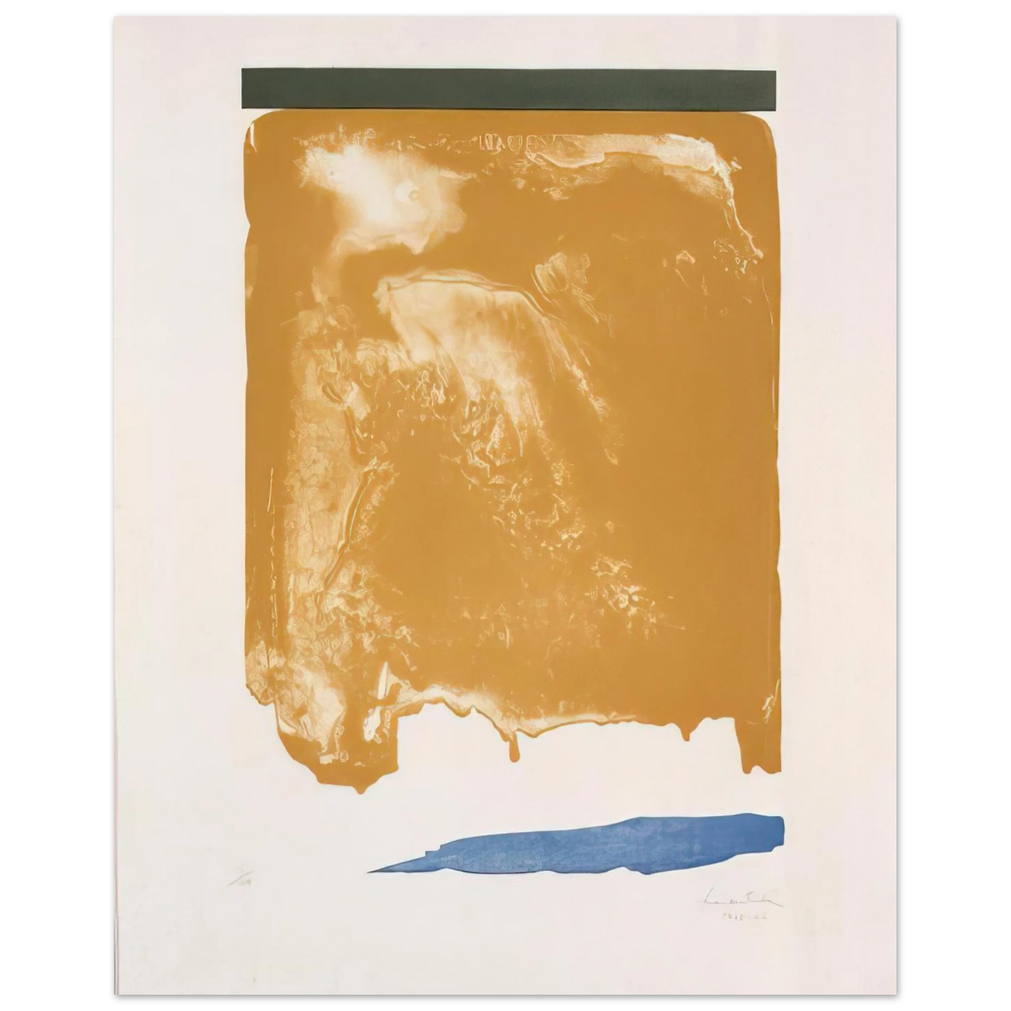 Helen Frankenthaler - Persian Garden - 1966 Wall art - 40x50 cm / 16x20 inches - Fine Art Poster-canvas - -