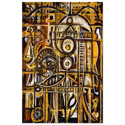Abstract Eye - 1943 - Richard Pousette-Dart Art Prints - 100x150 cm / 40x60″ inches | Richard Pousette-Dart Poster | Richard Pousette-Dart Prints