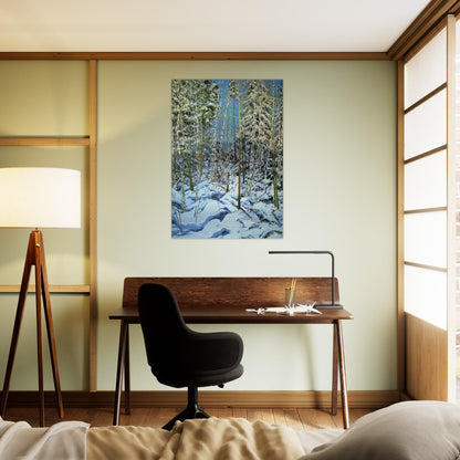 Shadow - Contemporary Realism - Neil Welliver Brushed Aluminum Print - 70x100 cm / 28x40 inches | Neil Welliver Aluminum Print | Neil Welliver Prints