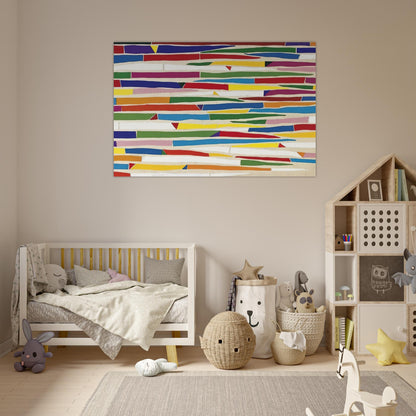 Composite - Color Field Painting - Piero Dorazio Art Prints - 100x150 cm / 40x60″ inches | Piero Dorazio Poster | Piero Dorazio Prints