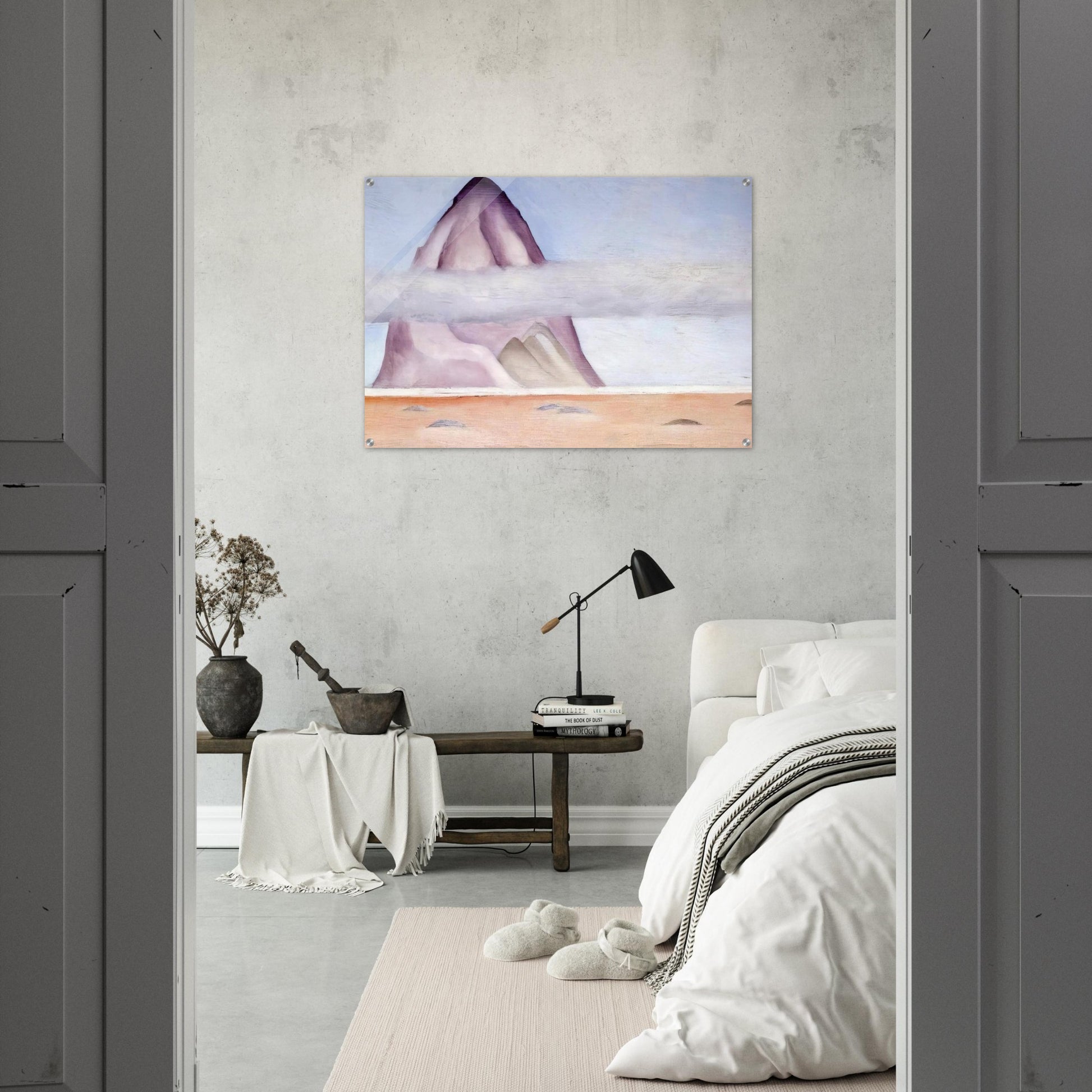Misty - A Memory - Georgia O'Keeffe Acrylic Print - 70x100 cm / 28x40″ inches