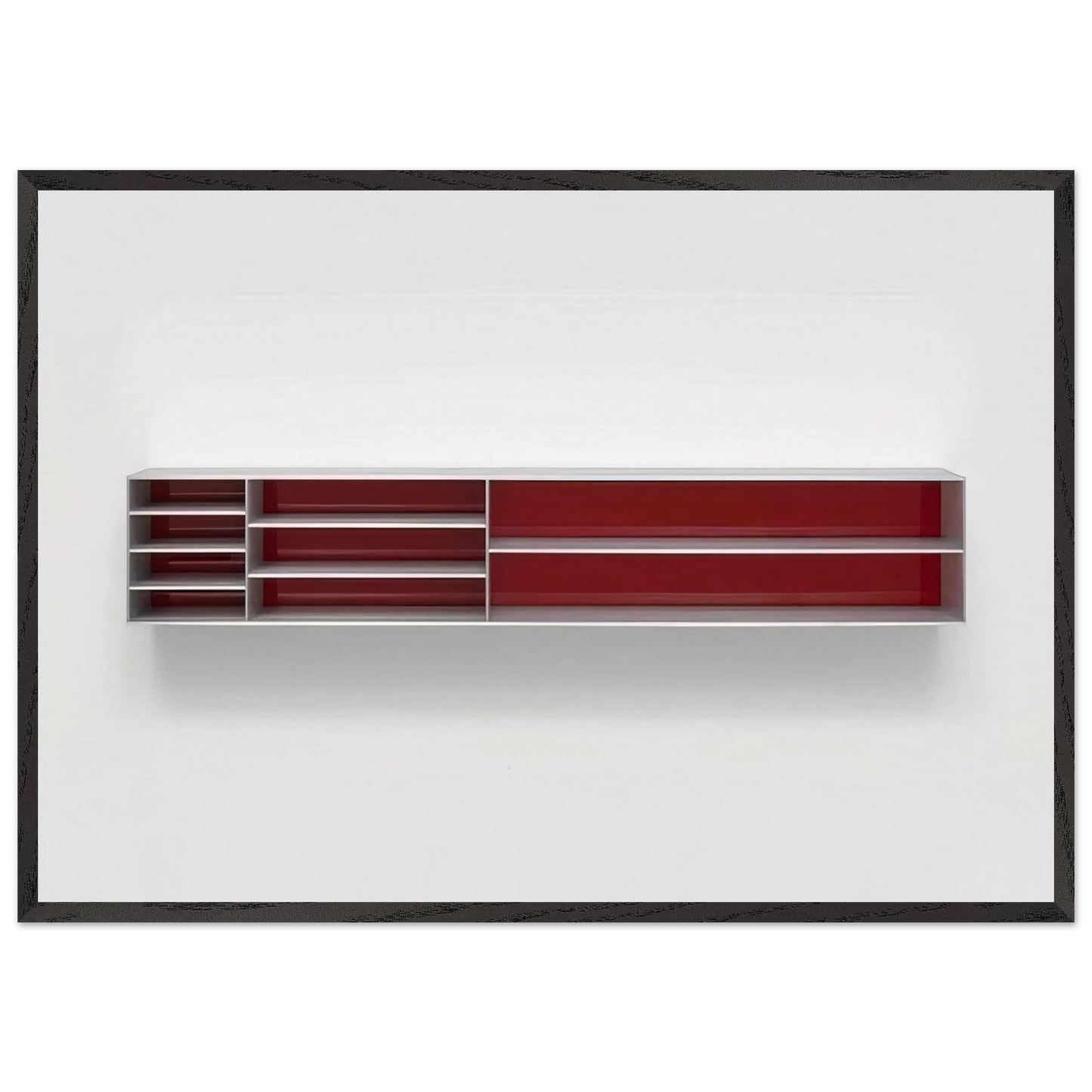 Untitled - 1984 N3 - Donald Judd 70x100 cm / 28x40 inches Framed Art Print – Black Wooden Frame