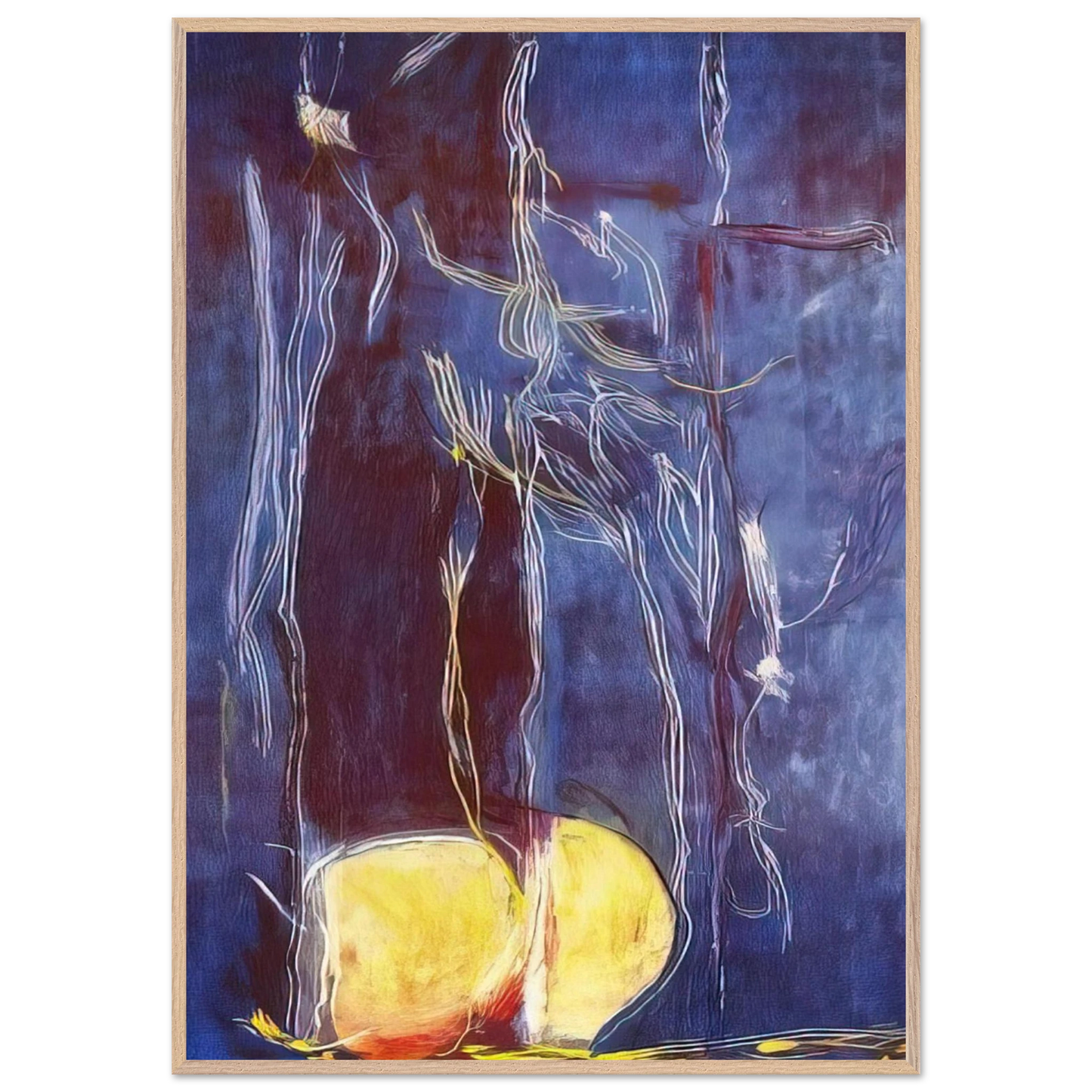 Helen Frankenthaler - All About Blue - 1994 Wall art - A3 (29.7 x 42  cm) - Fine Art Poster-canvas - -