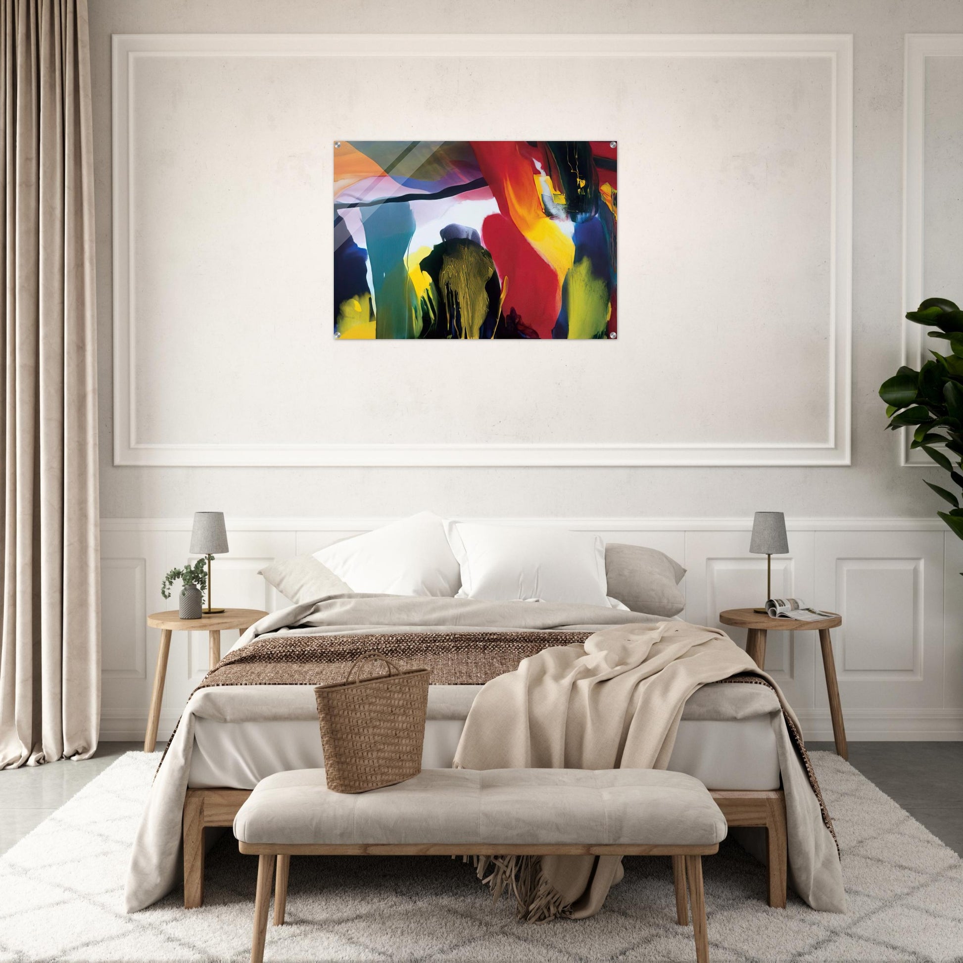 Phenomena Solstice Encounter - Paul Jenkins Acrylic Print - 70x100 cm / 28x40″ inches