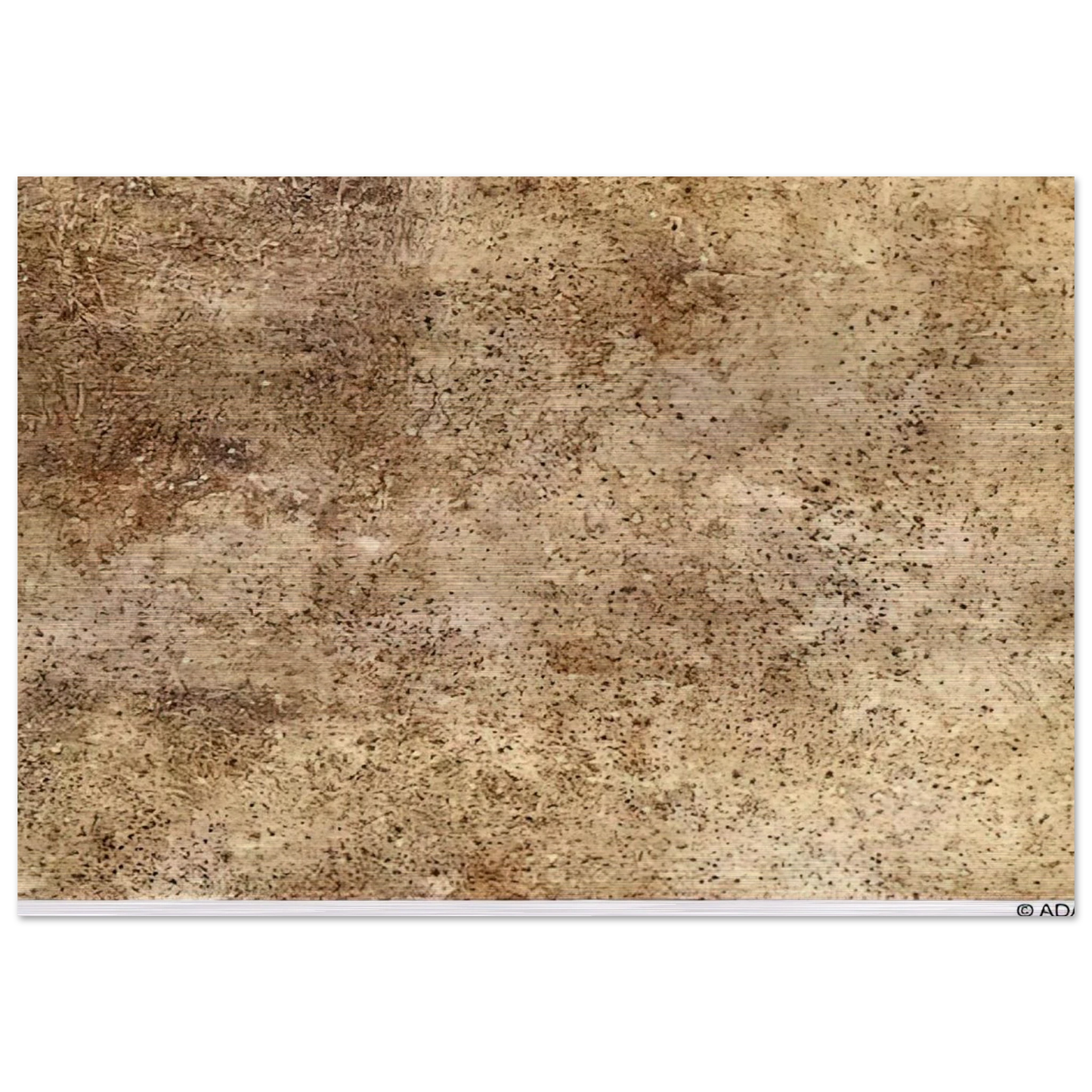 EARTH S MANTLE - Jean Dubuffet Brushed Aluminum Print - 70x100 cm / 28x40 inches | Jean Dubuffet Aluminum Print | Jean Dubuffet Prints
