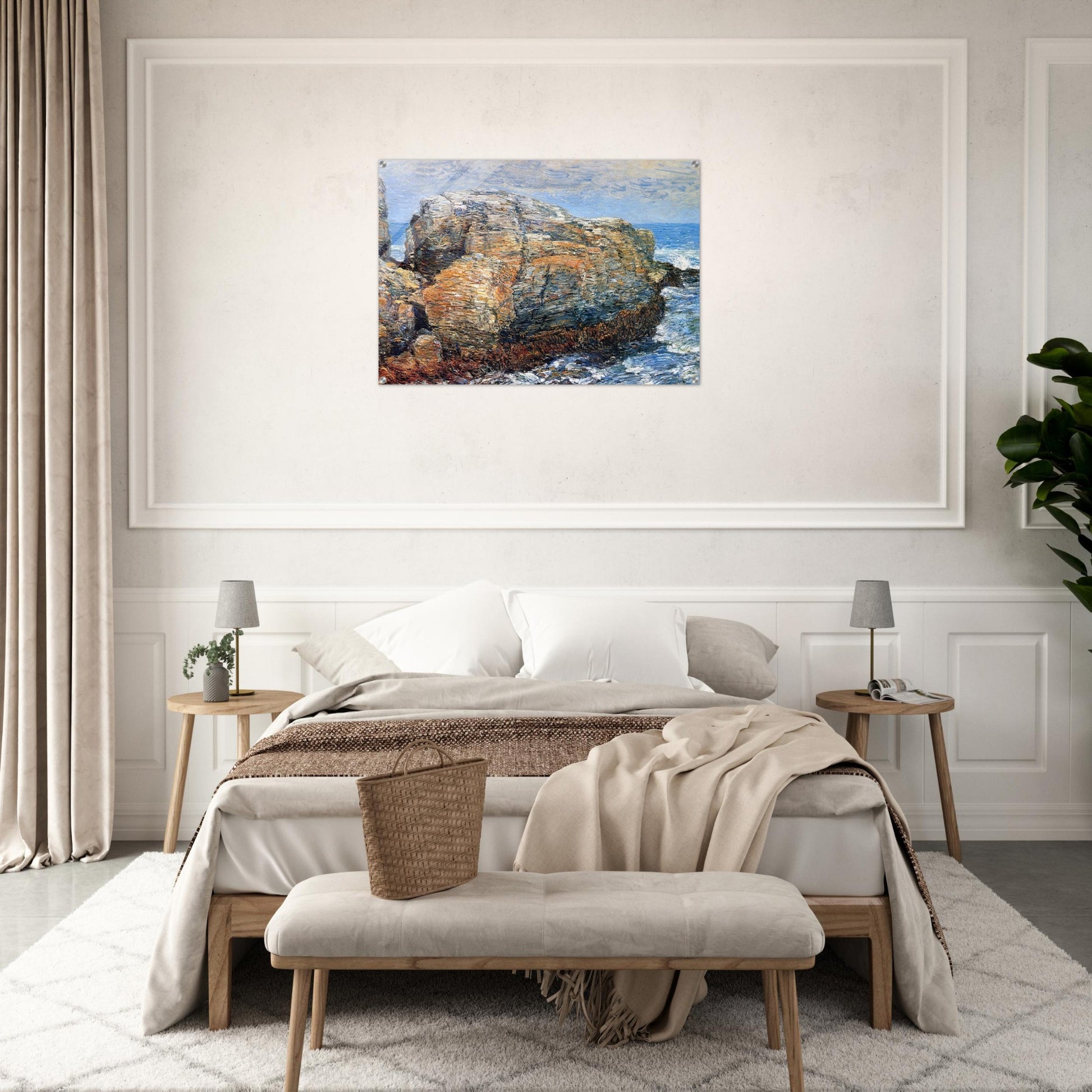 Sylph's Rock - Childe Hassam Acrylic Print - 70x100 cm / 28x40″ inches | Childe Hassam Wall Art | Childe Hassam Prints