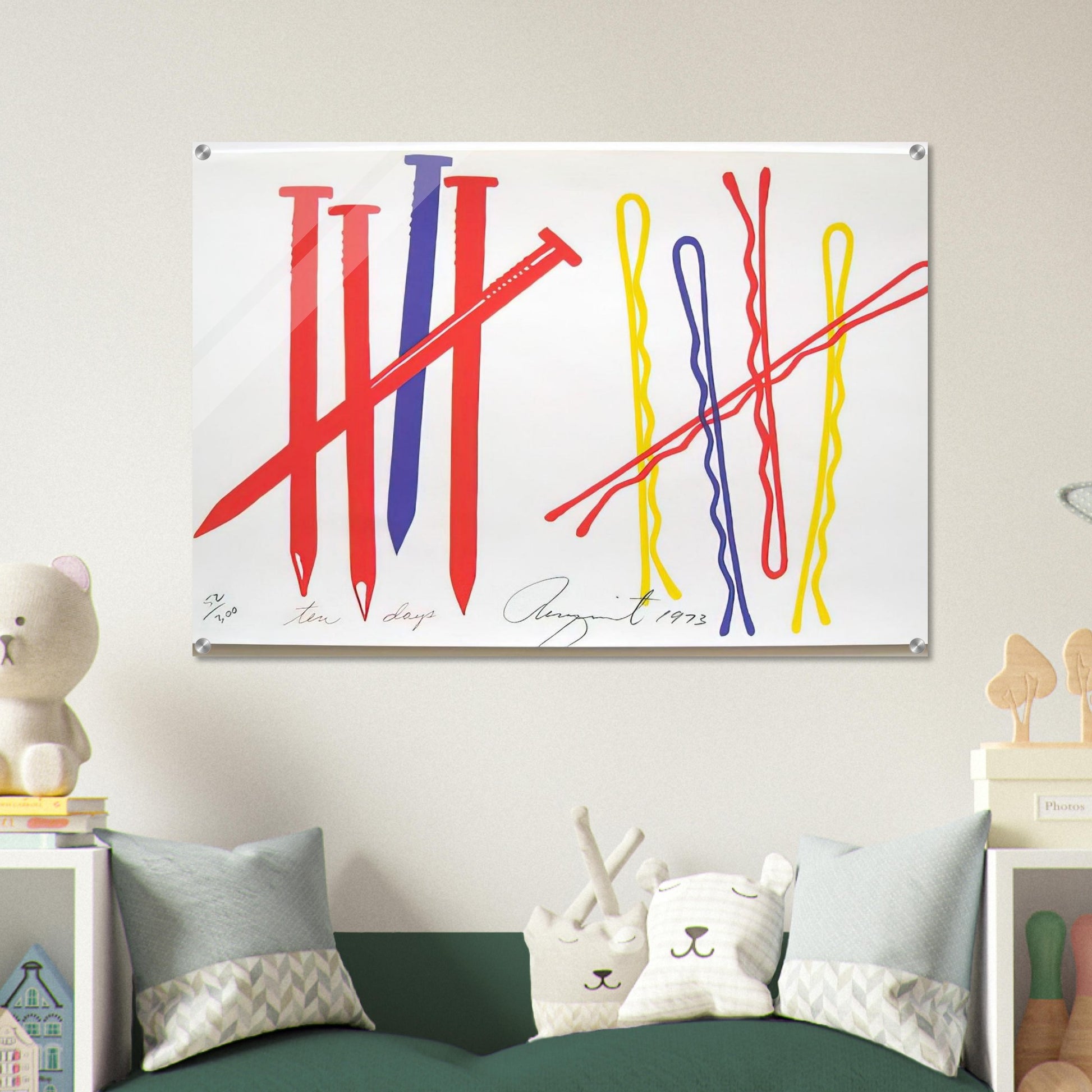 Ten Days - James Rosenquist Acrylic Print - 70x100 cm / 28x40″ inches