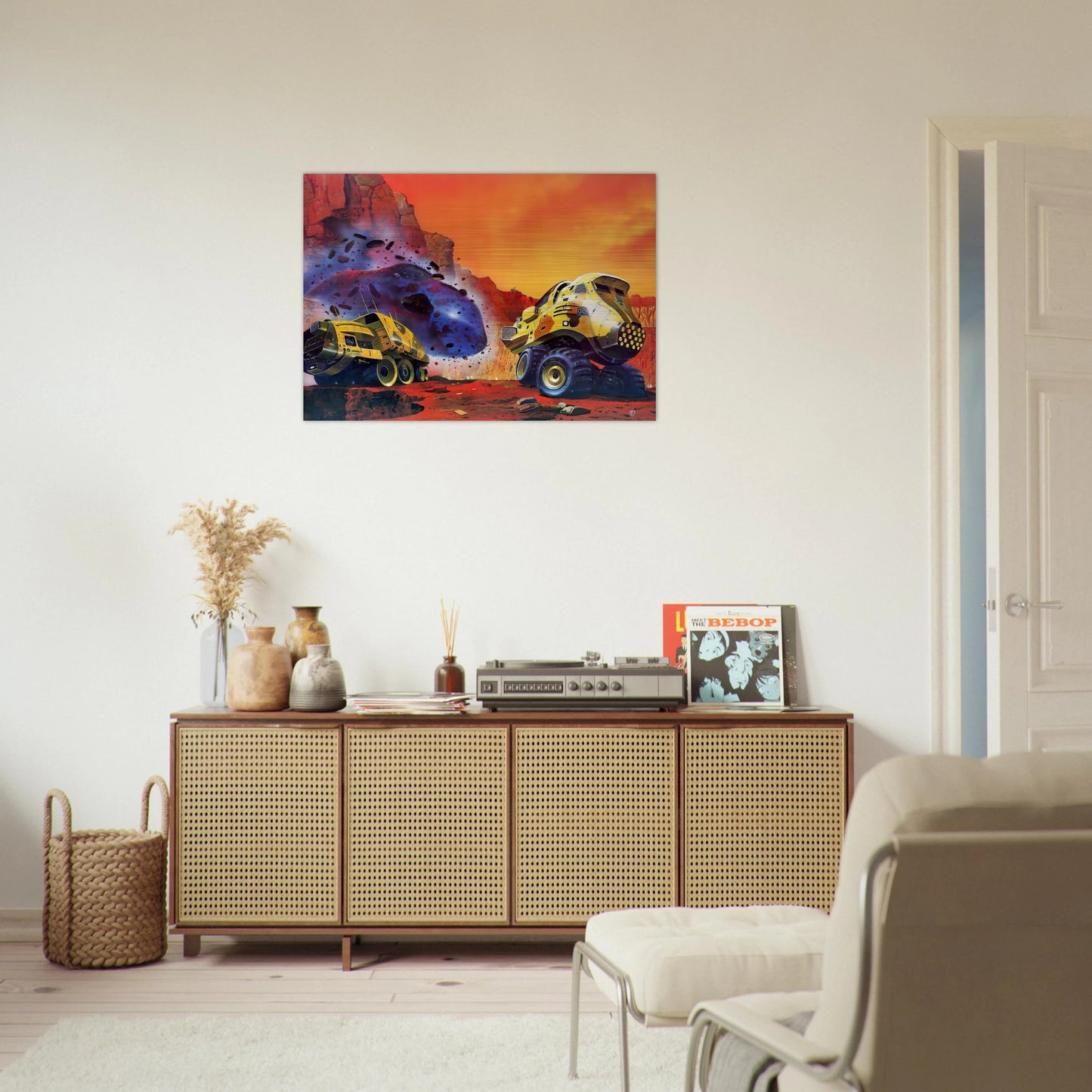 Chris Foss - Chris Foss Brushed Aluminum Print - 70x100 cm / 28x40 inches | Chris Foss Aluminum Print | Chris Foss Prints