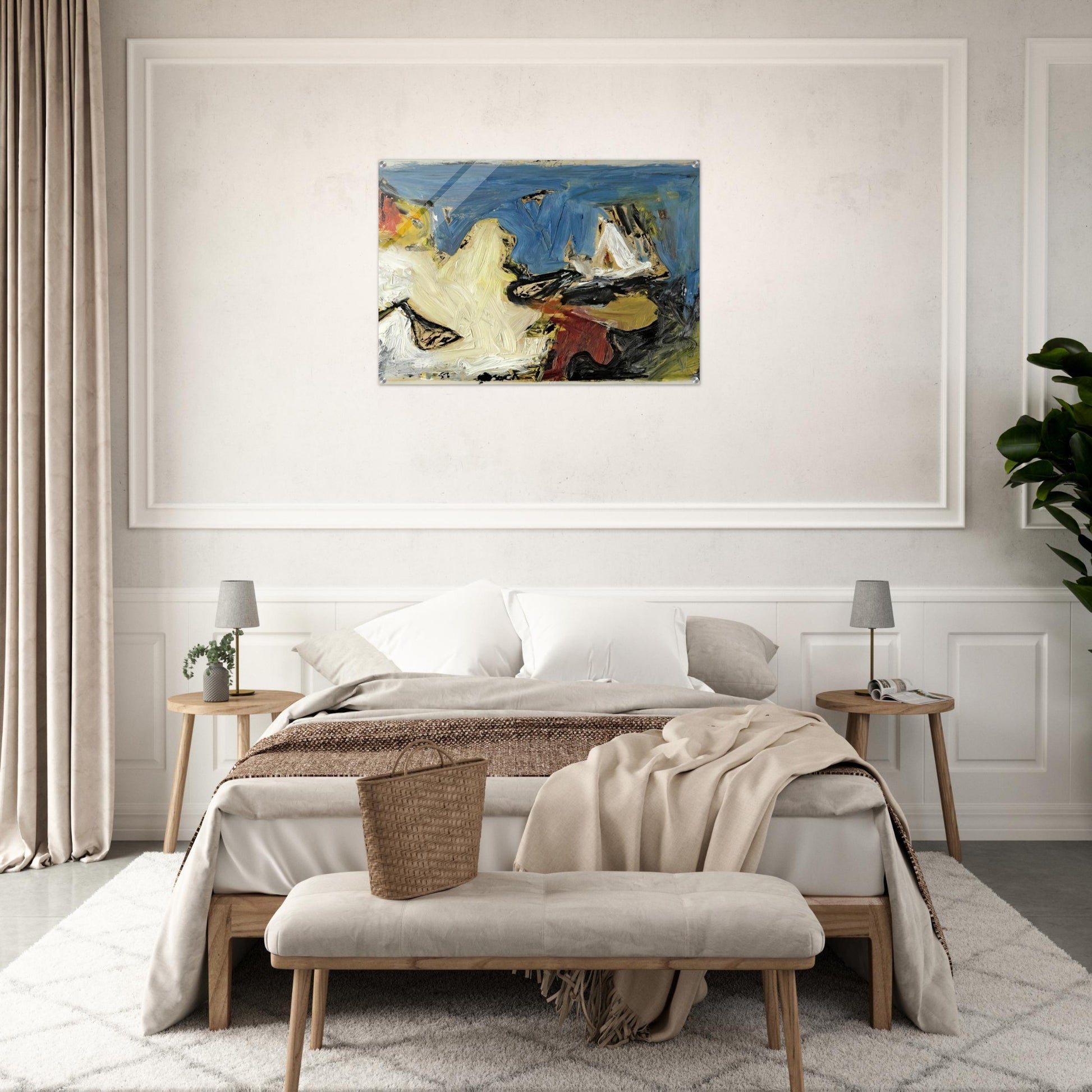 PAINTING I 1957 - Milton Resnick Acrylic Print - 70x100 cm / 28x40″ inches