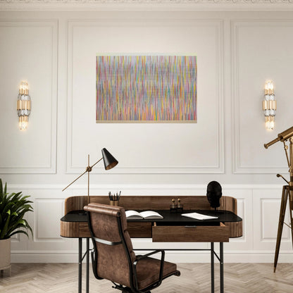 Fox Gate - 1982 - Gene Davis Brushed Aluminum Print - 70x100 cm / 28x40 inches | Gene Davis Aluminum Print | Gene Davis Prints